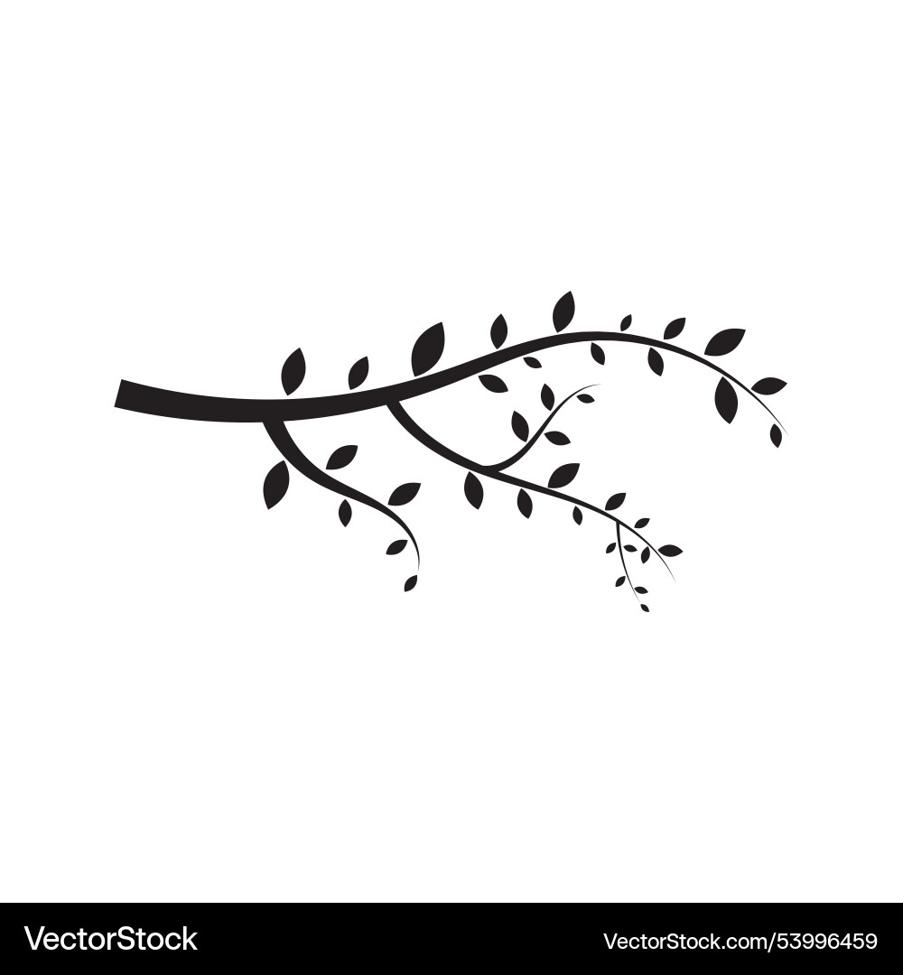 Tree branch design template Tree branch design template Vector Image