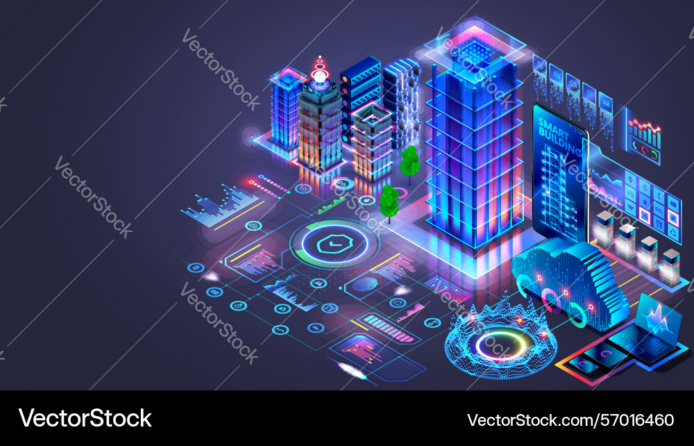 Development architecture ai computer systems Development architecture ai computer systems vector image