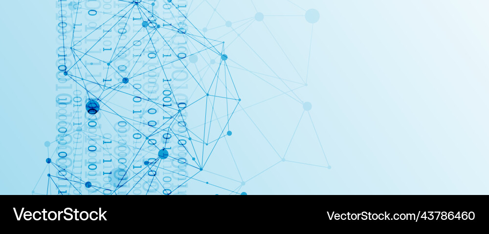 Technology background with plexus effect big data Technology background with plexus effect big data vector image