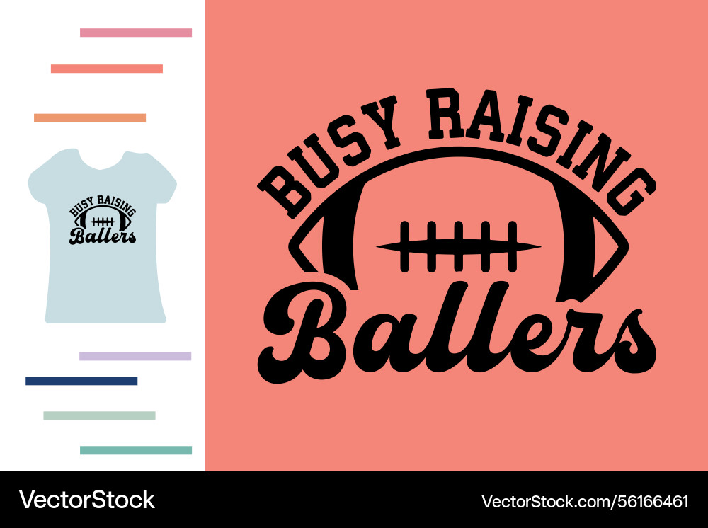 American Football Baller T-Shirt Vector Image