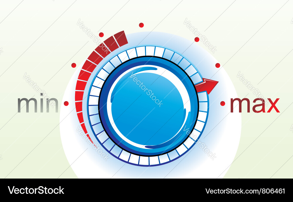 Control Slider - Up and Down Vector Image