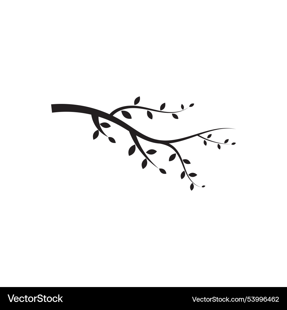 Tree branch design template Tree branch design template Vector Image