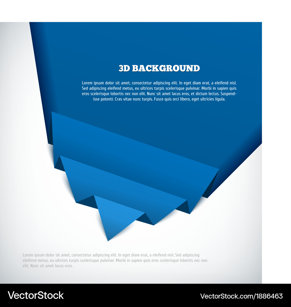 Abstract 3d background vector image