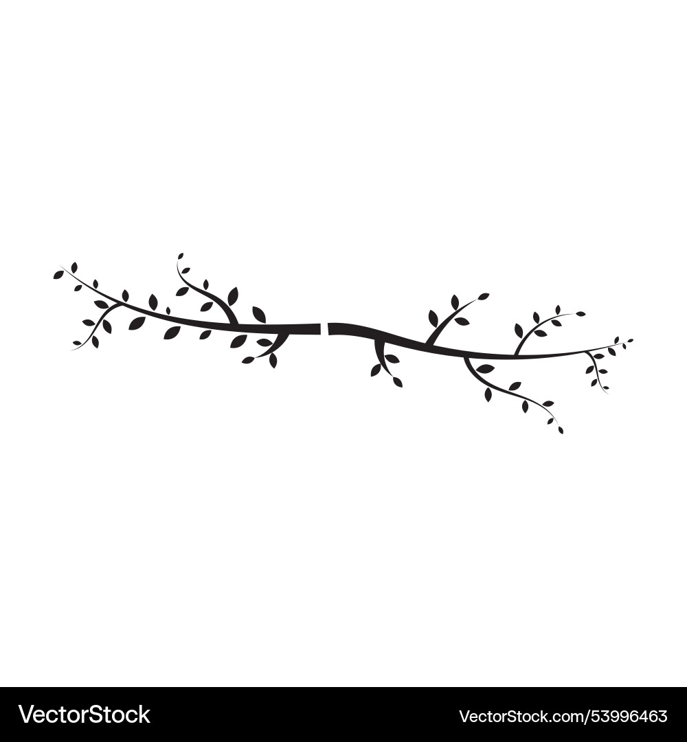 Tree branch design template Tree branch design template Vector Image