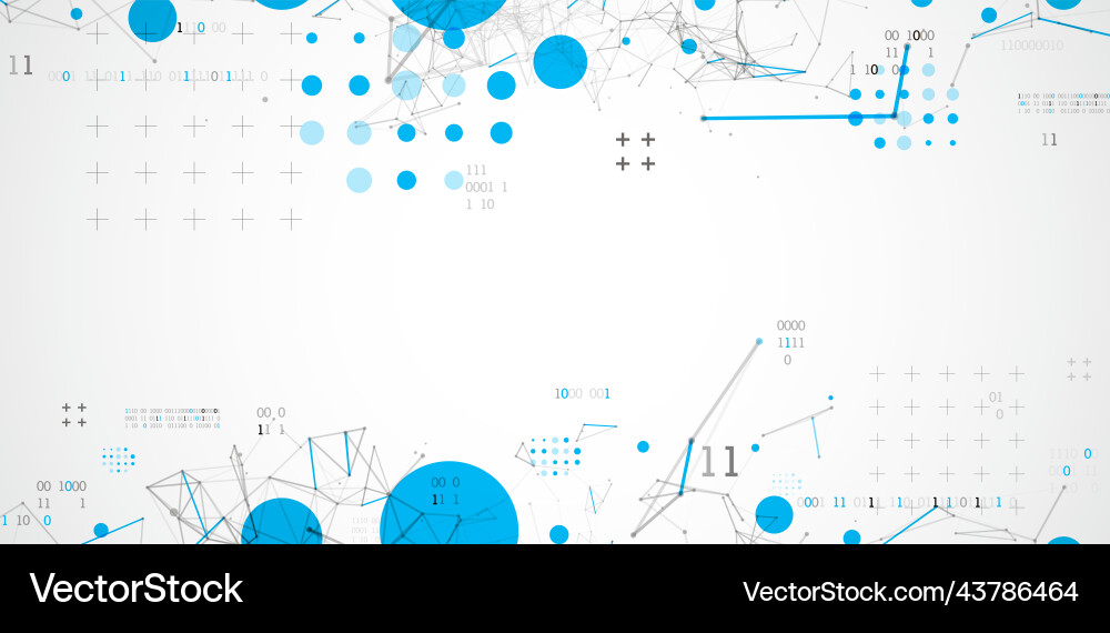 Technology background with plexus effect big data Technology background with plexus effect big data vector image