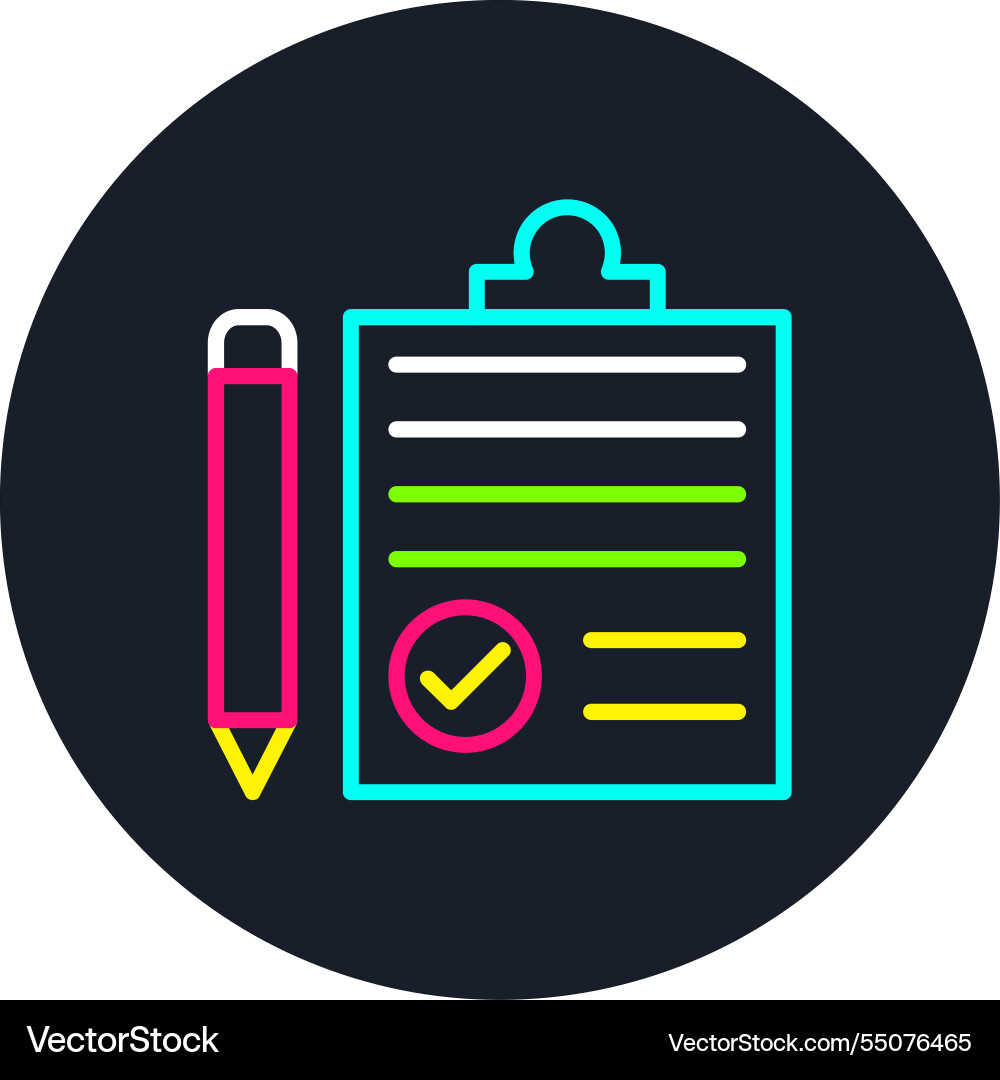 Activities line multi color icon Vector Image