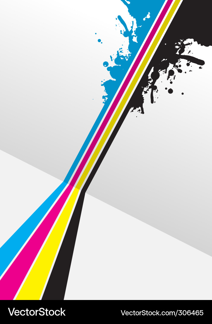 Dynamic Color Splash vector image