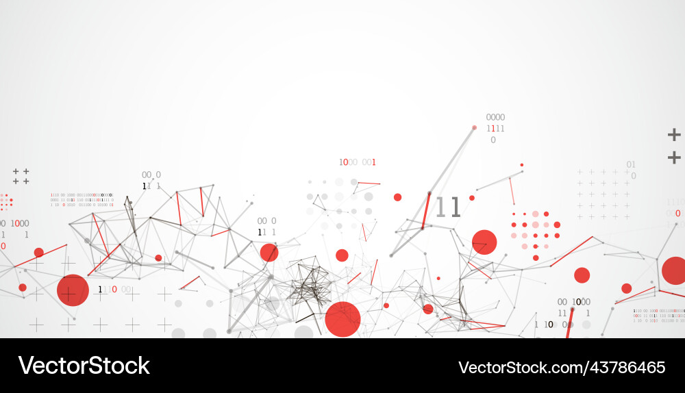 Technologie Hintergrund mit plexus Effekt Big Data Technologie Hintergrund mit plexus Effekt Big Data vektorbild