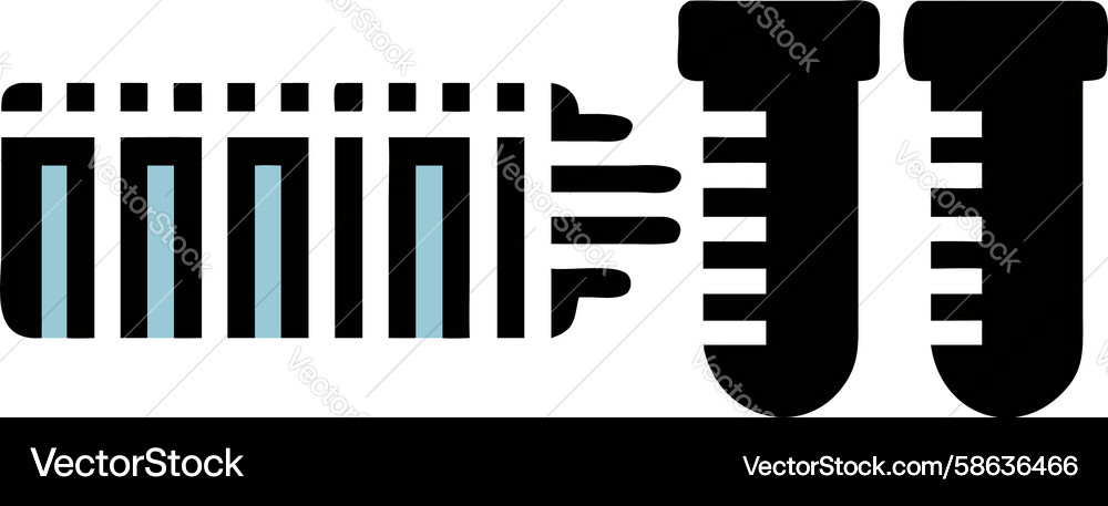 Lab Testing with Result Indicators Vector Image