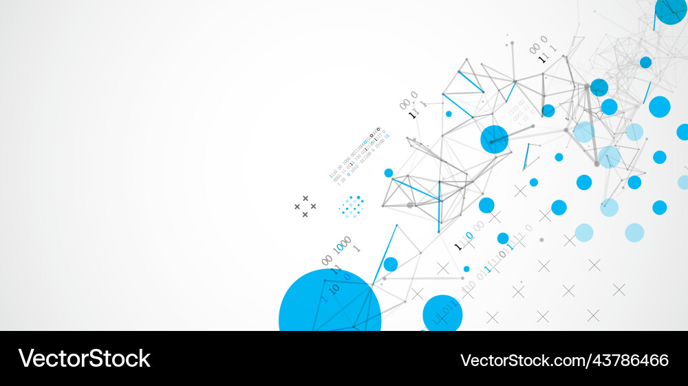 Technology background with plexus effect big data Technology background with plexus effect big data Vector Image