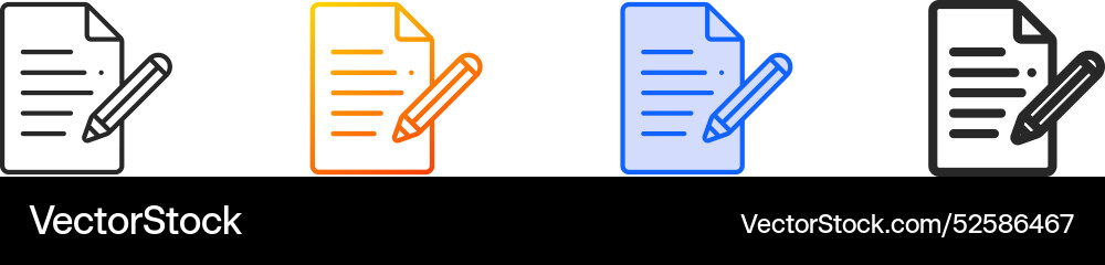 File iconthin linear gradient blue stroke File iconthin linear gradient blue stroke vector image
