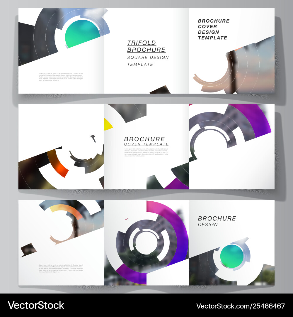 Minimal editable layout square Minimal editable layout square vector image