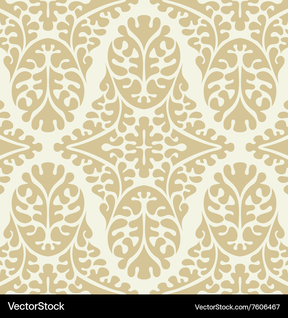 Seamless damask pattern Vector Image