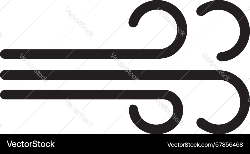 Compact twin wind current icon for ui elements vector image