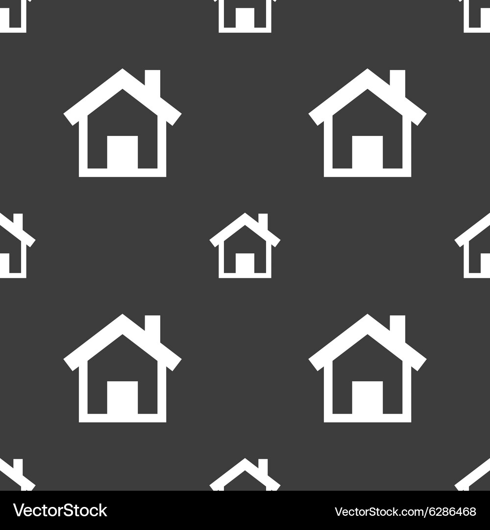 Home sign icon main page button navigation symbol Vector Image