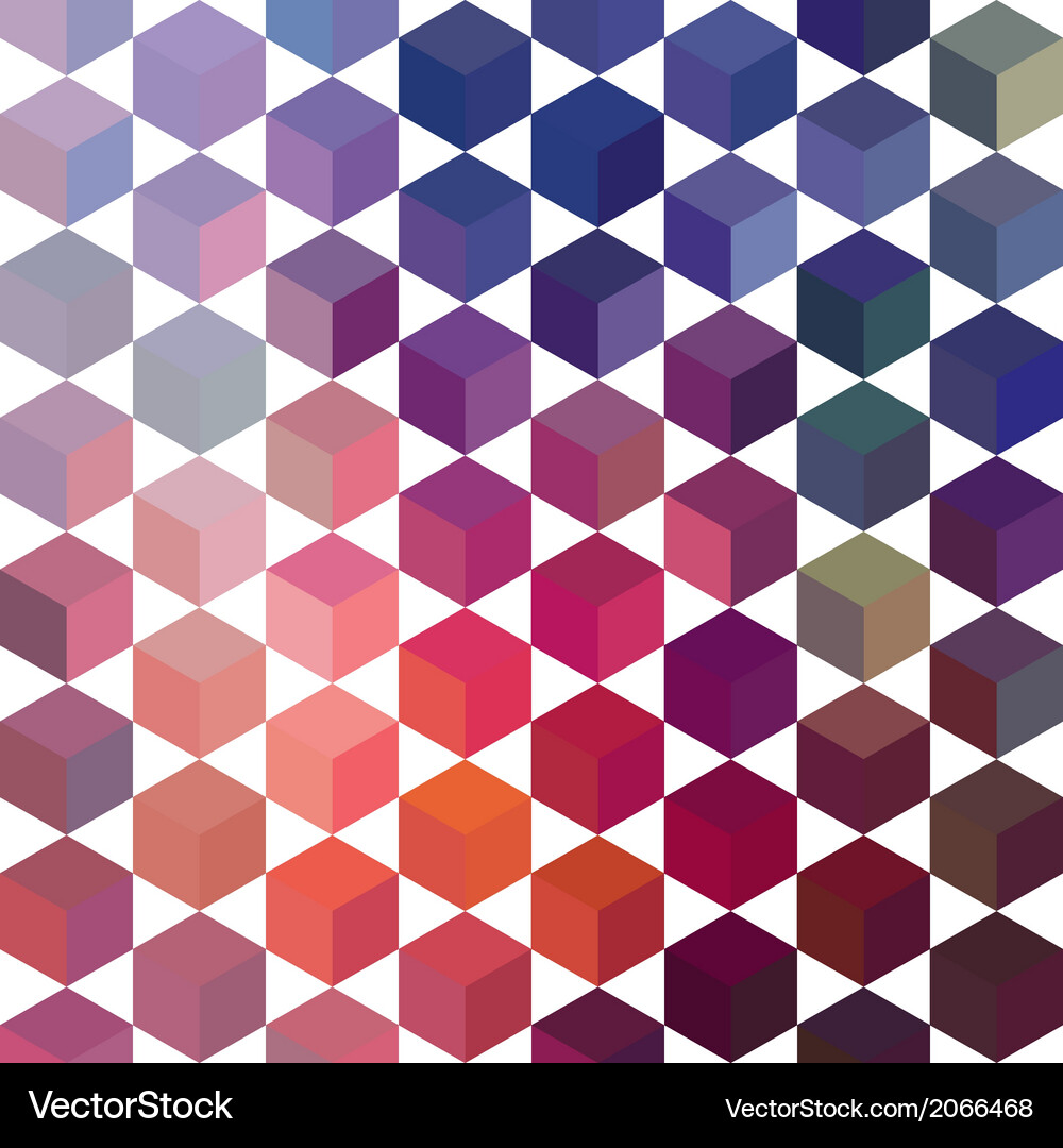 Retro pattern of geometric shapes triangle Vector Image