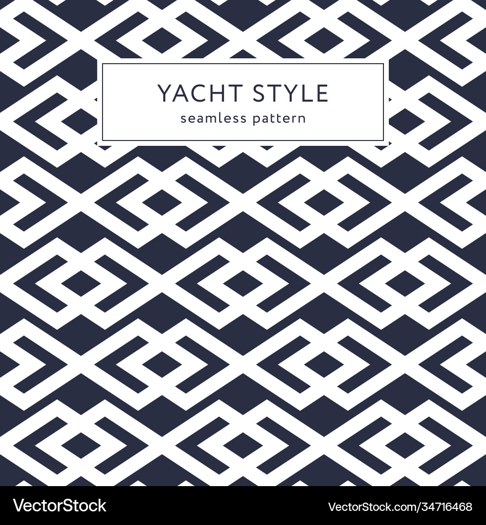 Seamless pattern with crossing lines and rhombuses vector image