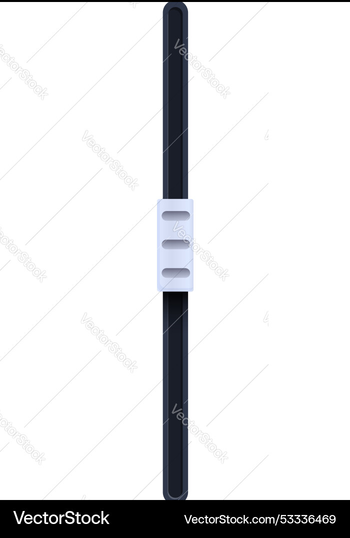 Black vertical scroll bar with square handle Black vertical scroll bar with square handle vector image