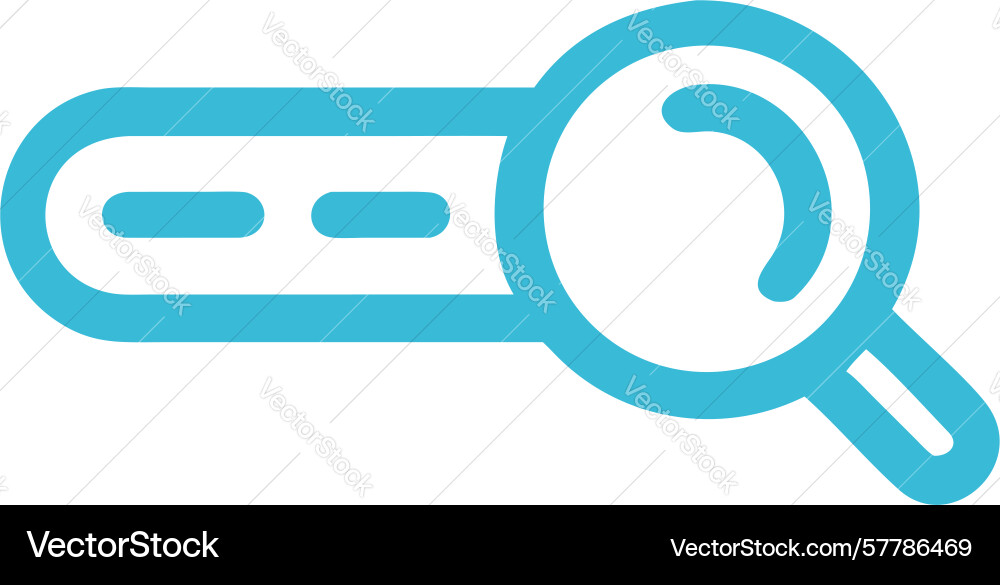 Dynamic search bar icon fluid interaction ui vector image