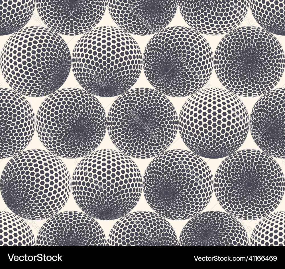 Honeycomb Sphäre Muster Vektorbild