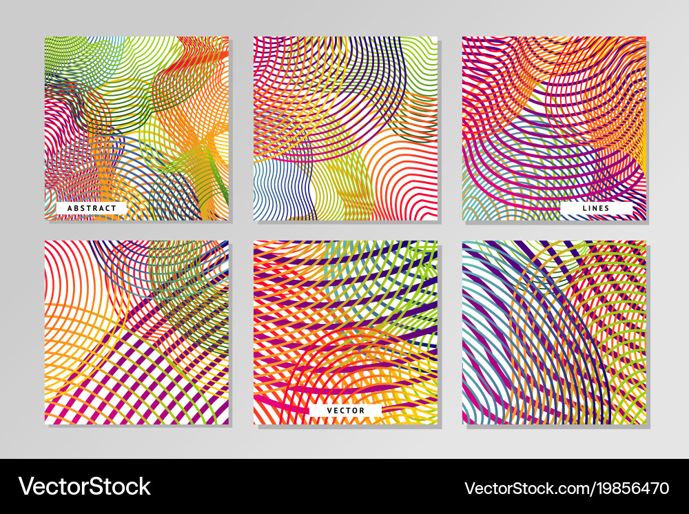 Guilloche Abstract Backgrounds - Security Pattern Vector Image