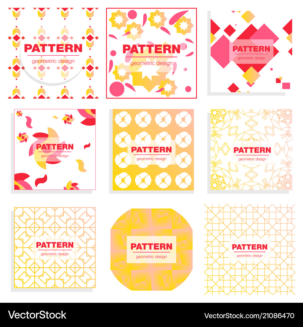 Patterns set distress texture grunge design Vector Image