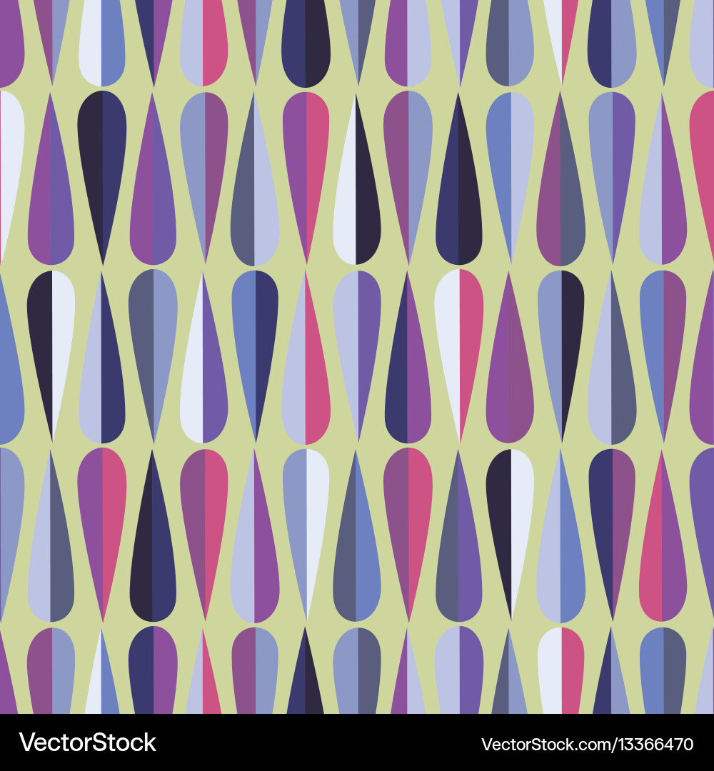 Retro Drop Pattern Vector Image