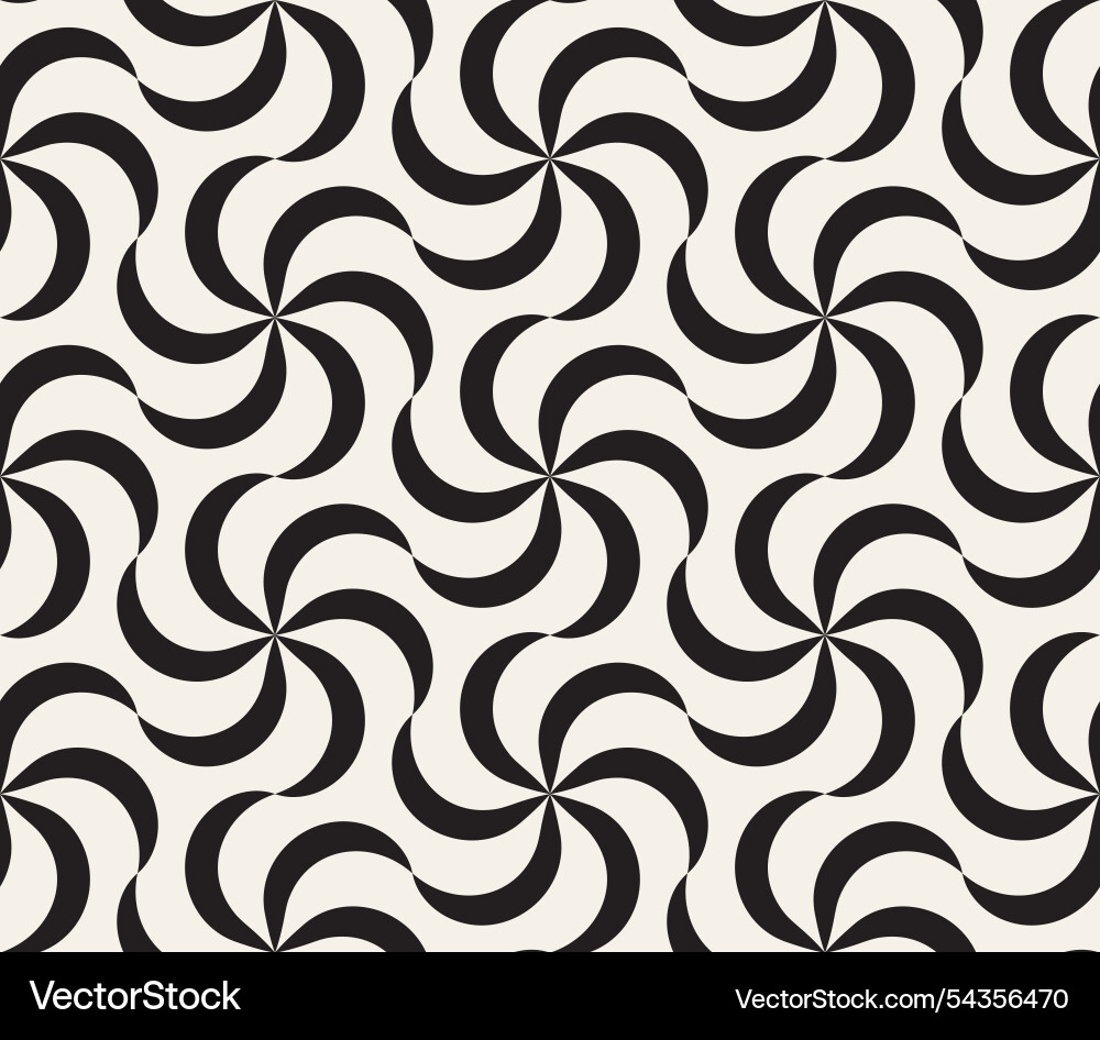 Seamless pattern repeating geometric elements vector image