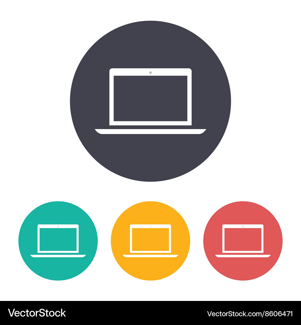 Laptop icon (8606471) – Royalty-Free Vector | VectorStock
