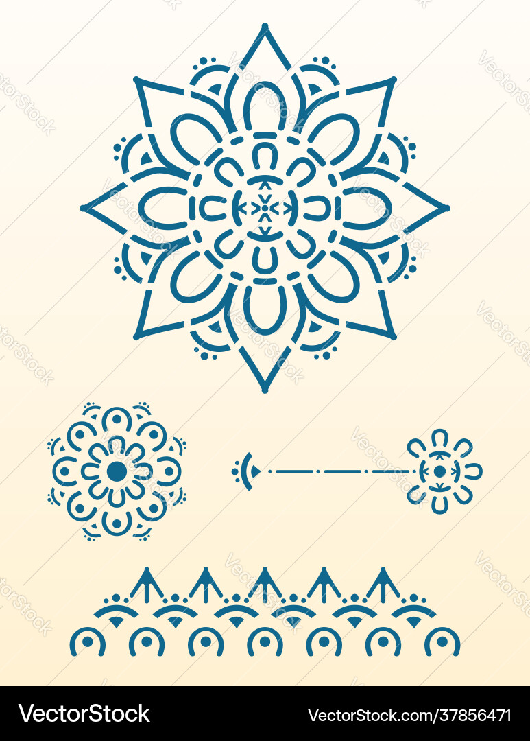Mandala for laser cut Mandala for laser cut vector image