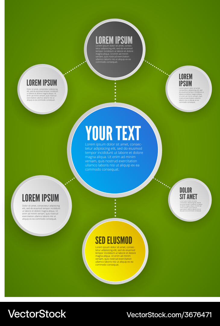 Modern design layout vector image