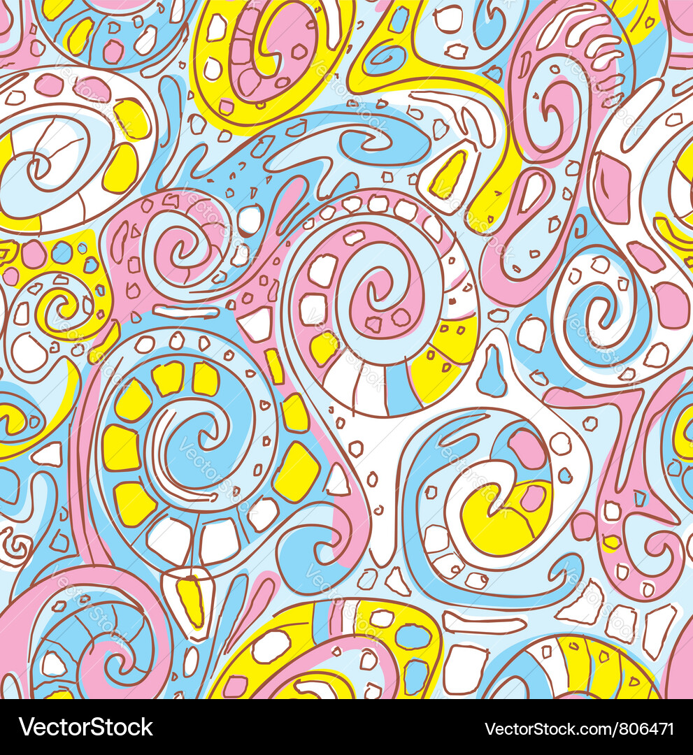 Seamless spiral structure Vector Image