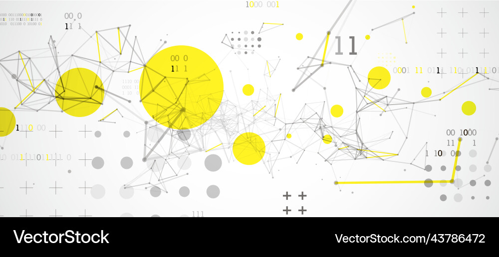 Technology background with plexus effect big data Technology background with plexus effect big data Vector Image