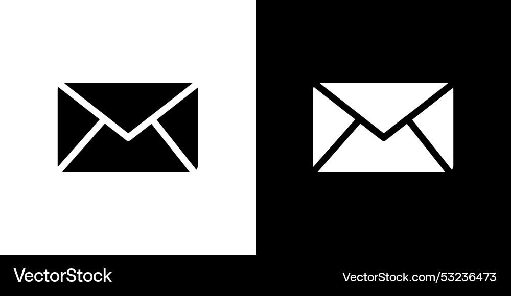 E-mail icon design simple symbol vector image