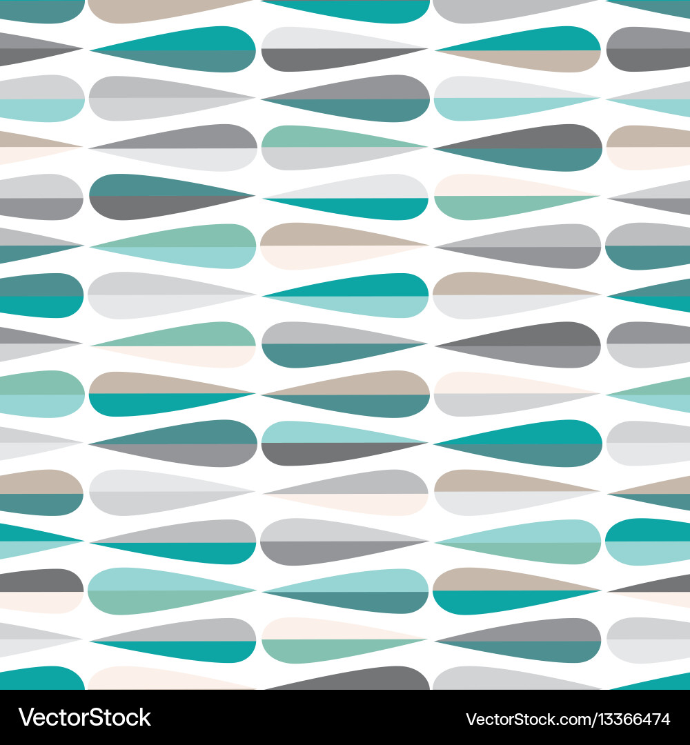 Retro Waterdrop Pattern vector image