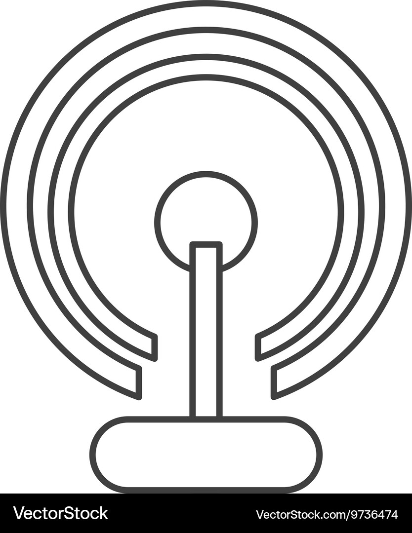Wifi router signal icon Vector Image