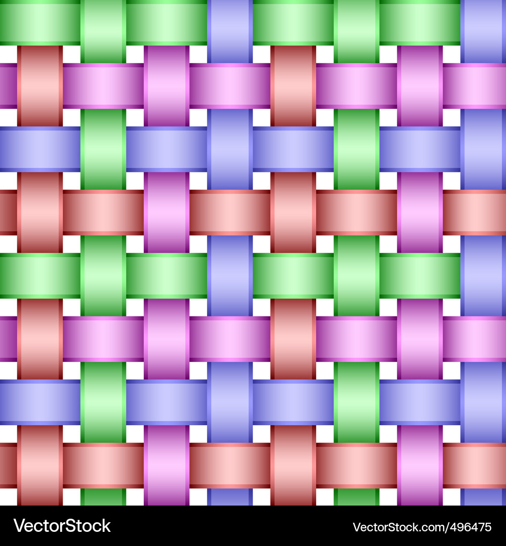 Colorful Ribbon Background Vector Image
