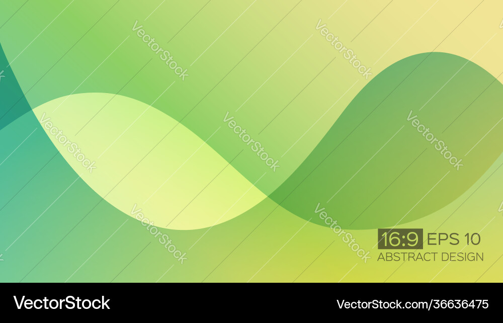 Green abstract gradient background with soft wave Green abstract gradient background with soft wave vector image