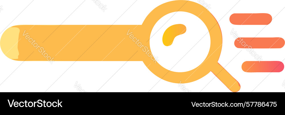 Quick search icon fast results design generative vector image