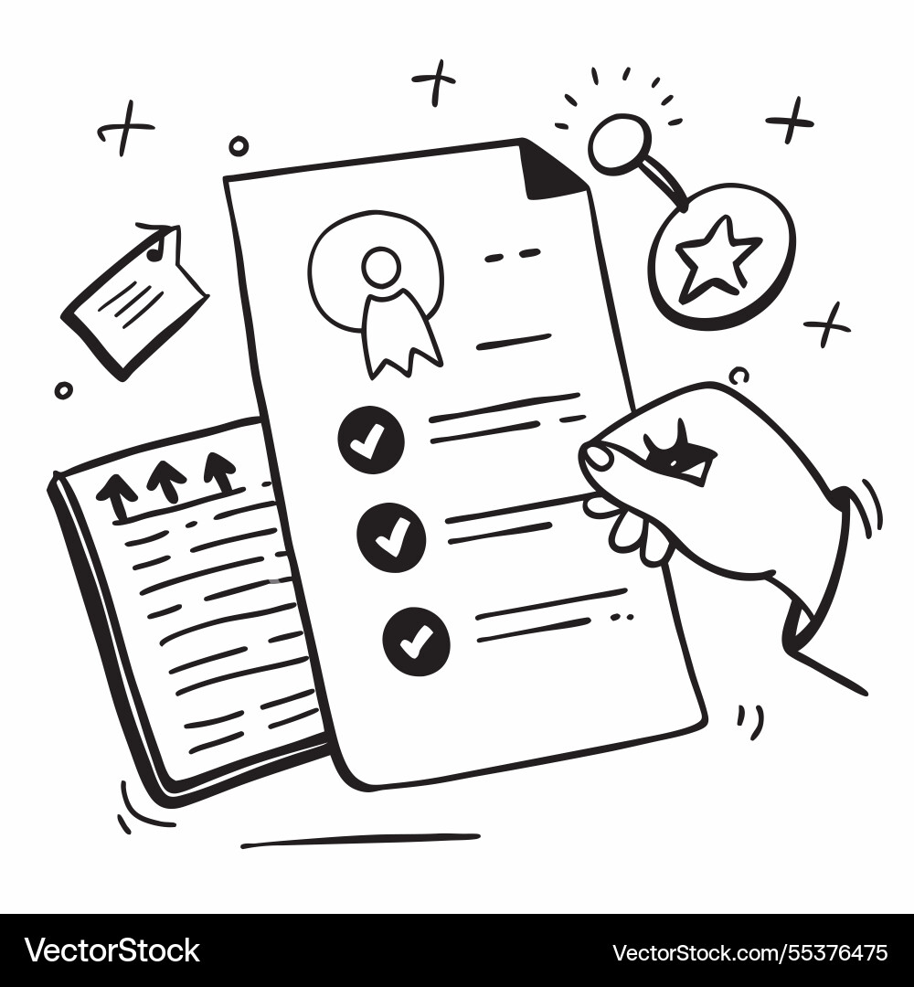 Supplier with service level agreements concept Vector Image