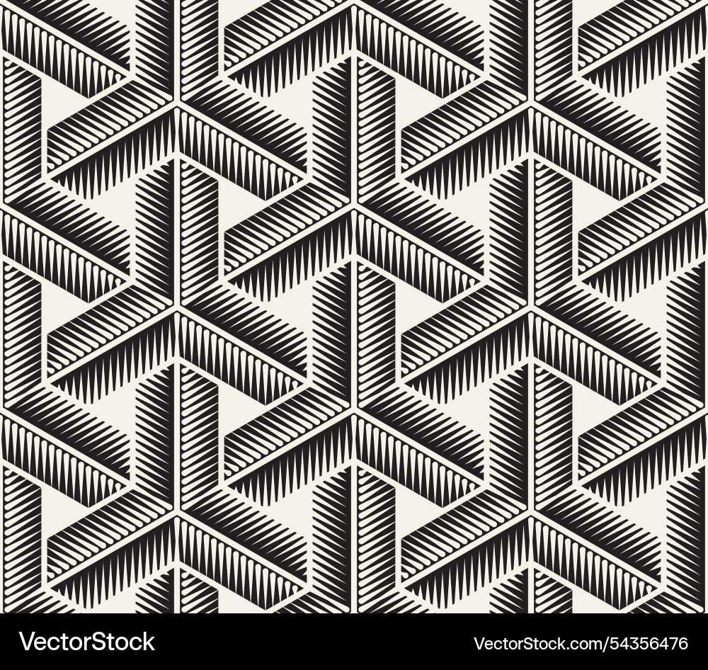 Seamless pattern repeating geometric elements Vector Image