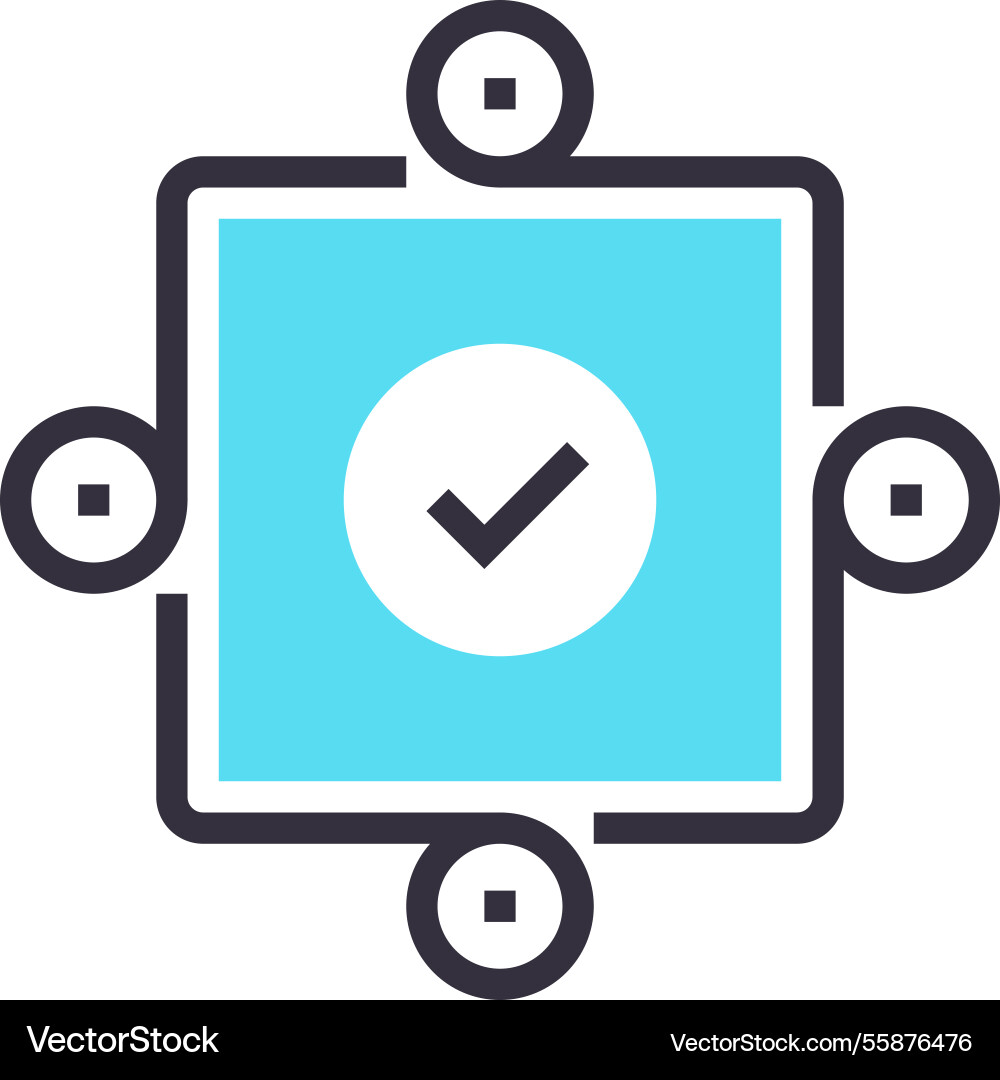 Solution Solution vector image
