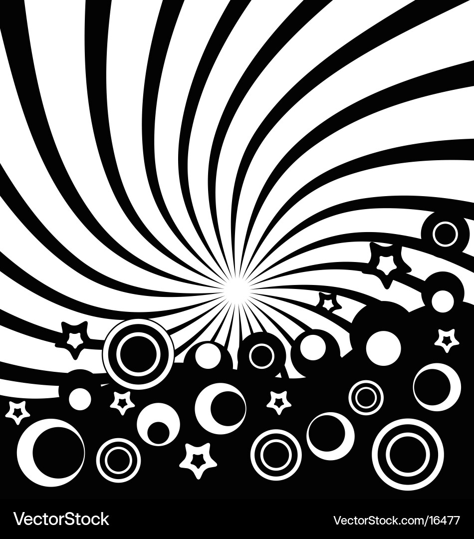 Retro Bubble Pattern vector image