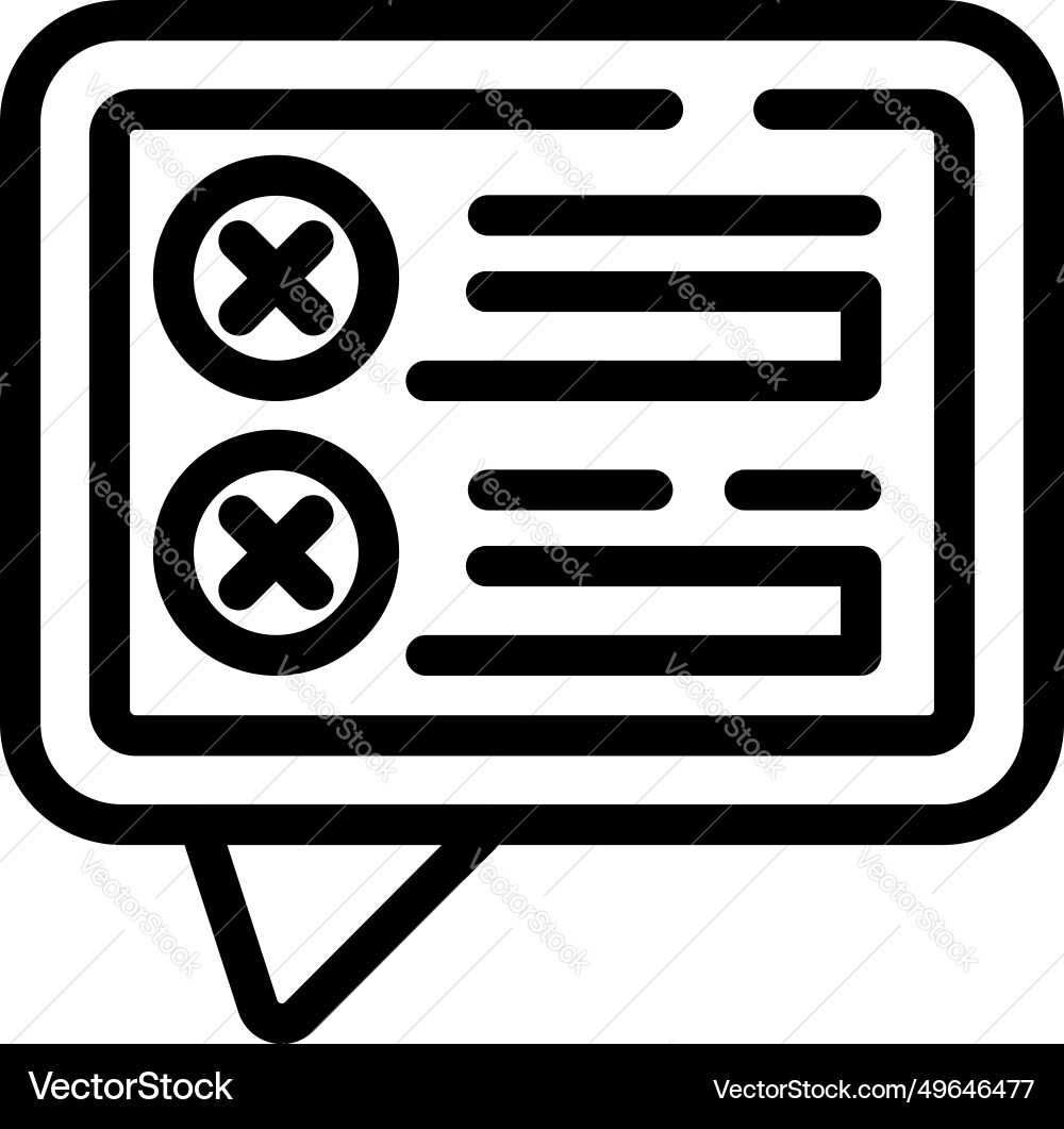 Software evaluation beta version icon outline Software evaluation beta version icon outline vector image