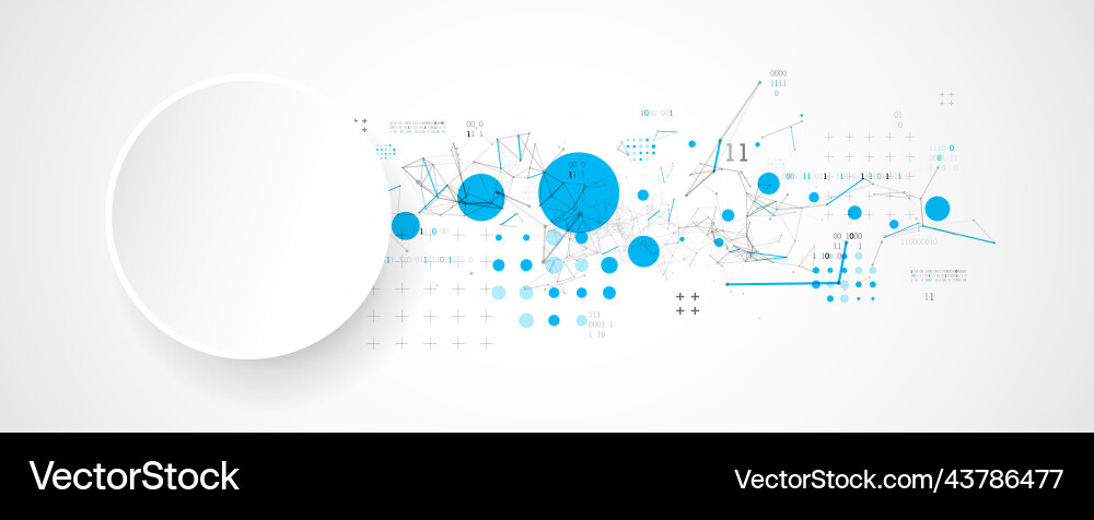 Technology background with plexus effect big data Technology background with plexus effect big data vector image