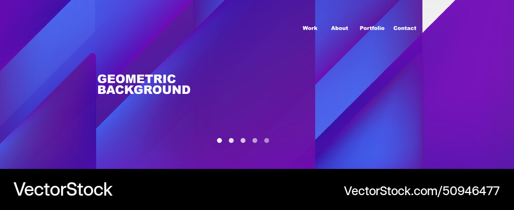 Triangle minimal web site page background design Vector Image