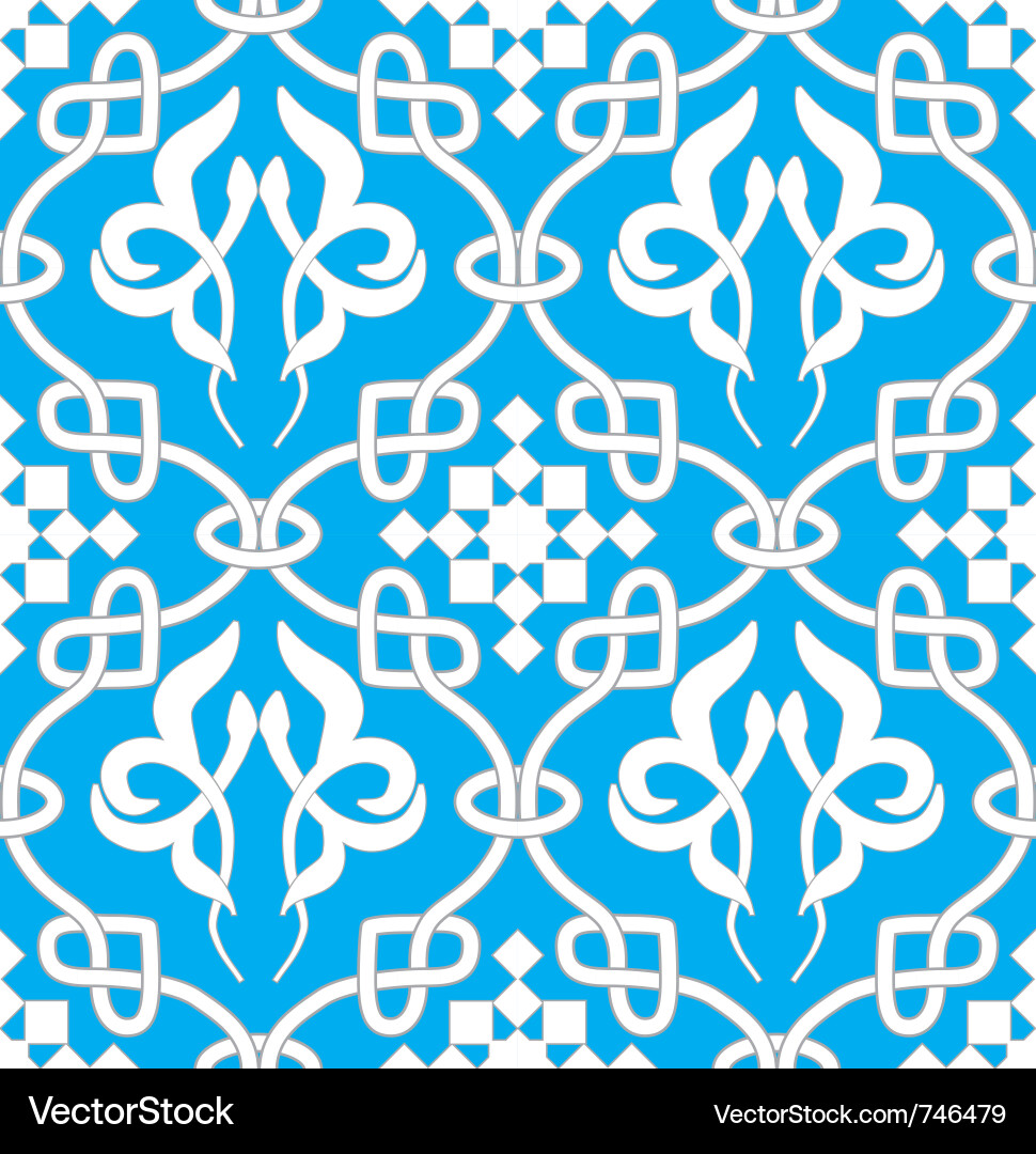 Celtic Irish Seamless Pattern Vector Image