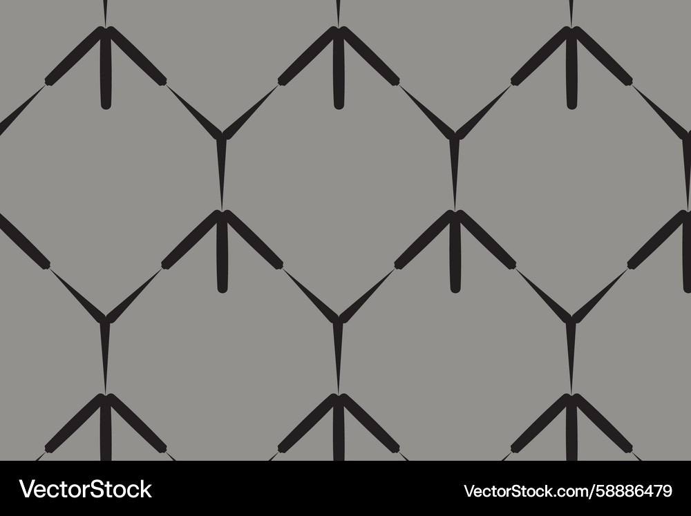 Linear connected steps seamless pattern Vector Image