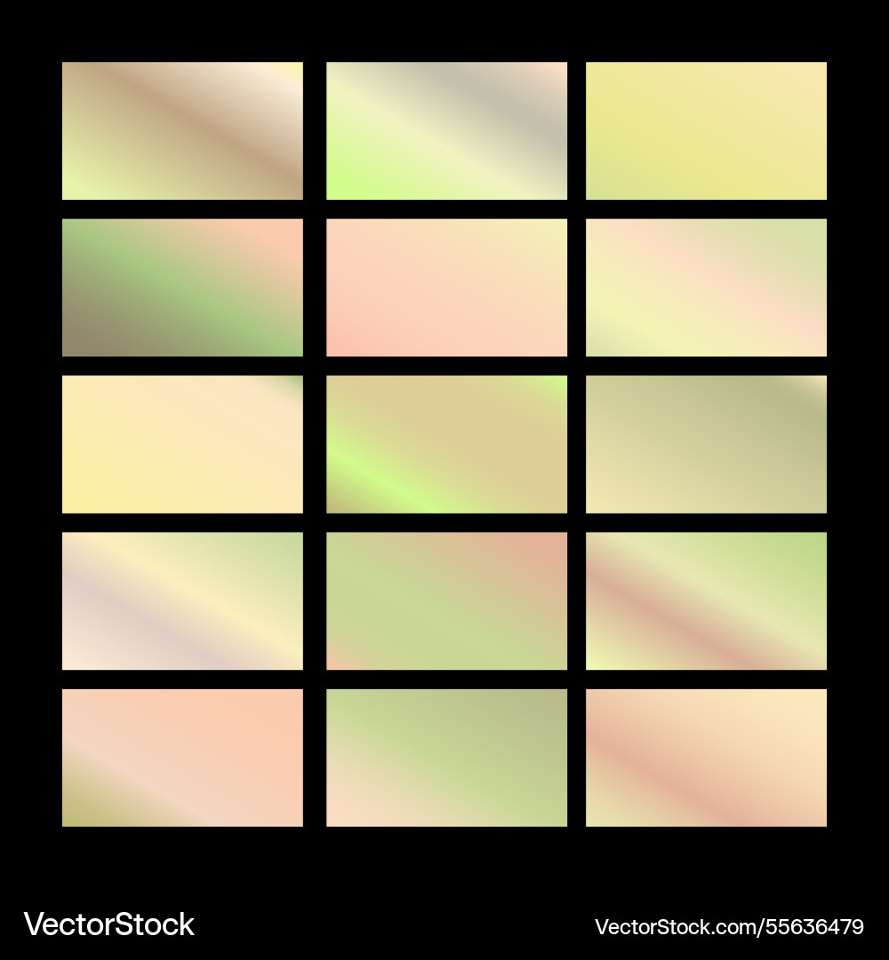 Mobile screen lock display collection of colorful Mobile screen lock display collection of colorful vector image