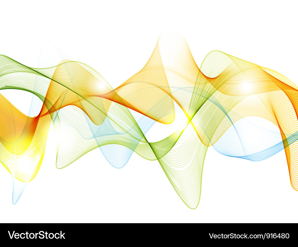 Abstract Wave Background Vector Image